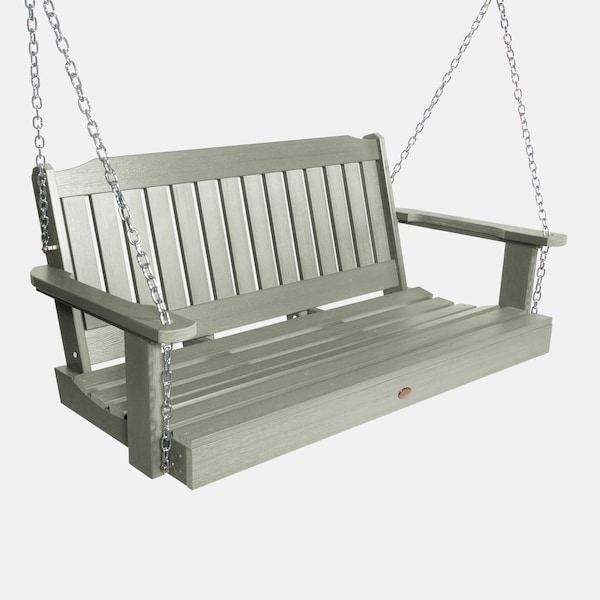 Highwood Usa Lehigh Porch Swing 4ft Outdoor Furniture for Patio, Backyard, Garden AD-PORL2-EUC - main
